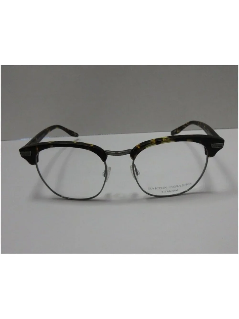 Barton Perreira Eyeglasses Coxsone Titanium Rectangular 51-18-145 NEW